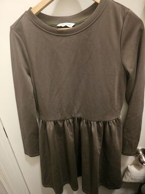 Prettygarden Whimsygoth Olive Babydoll Dress With Pockets Med EUC